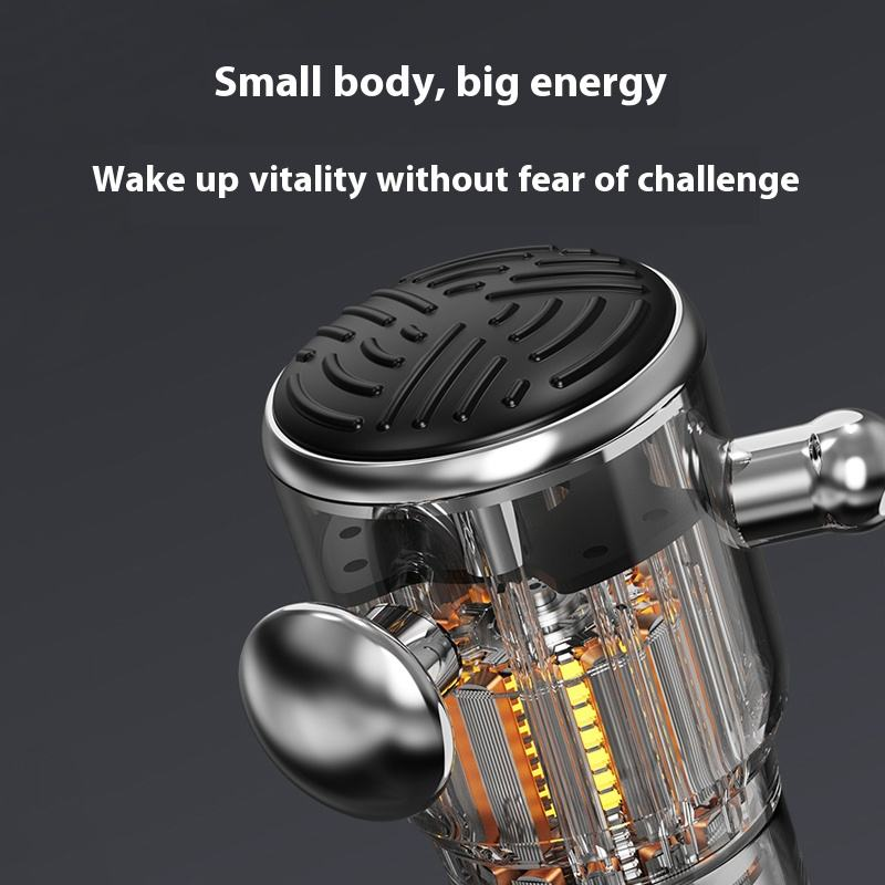 Phenitech Deep Tissue Vibrating Muscle Massage Gun, Handheld Electric Massager with 3 Speeds and 4 Heads