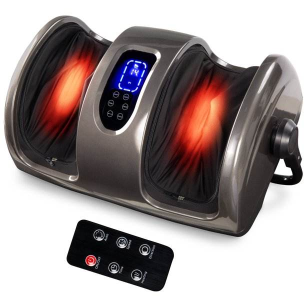 Phenitech New Foot Massager With Heating and Adjustable Bar, Special Heat Therapy, 5 in 1 Reflexology Systems