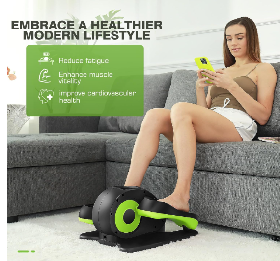 Phenitech-Hot Sale Foot Massager Under Desk Elliptical Machine Electric Seated Pedal Exerciser Manual &Auto Mode for Home Office