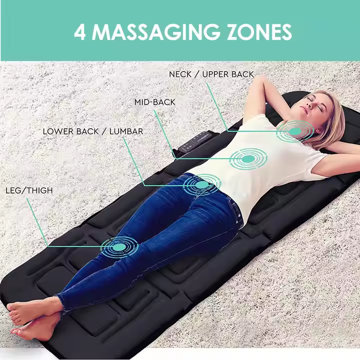 Phenitech Massage Mattress Home Cervical Vertebra Waist Full Body Massage Instrument Electric Heating Cushion