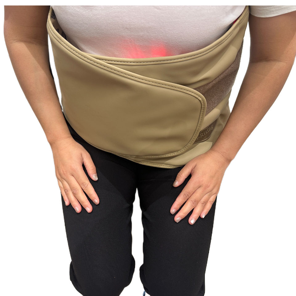 Top Wellness Electric Heating Waist Massager with Vibration Back Pain Relief Healthcare Supply Product