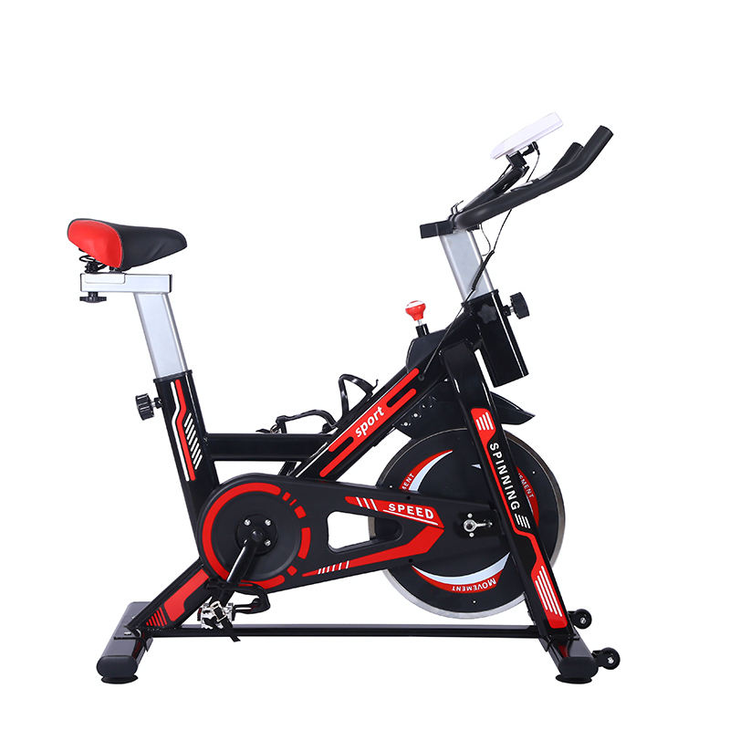 Wholesale Black Red Home Indoor Cycling Spinning Bike Steel Exercise Fitness Equipment for Gym and Home Use