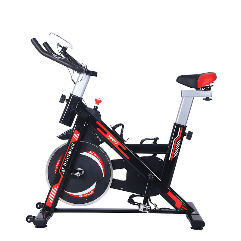Wholesale Black Red Home Indoor Cycling Spinning Bike Steel Exercise Fitness Equipment for Gym and Home Use