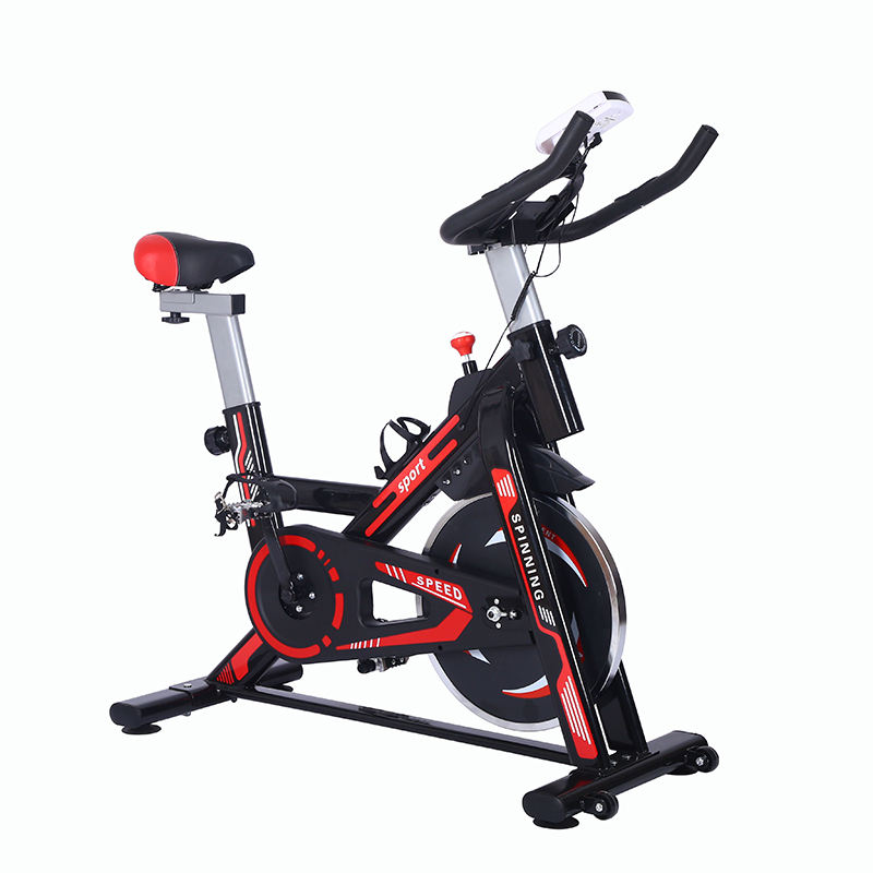 Wholesale Black Red Home Indoor Cycling Spinning Bike Steel Exercise Fitness Equipment for Gym and Home Use