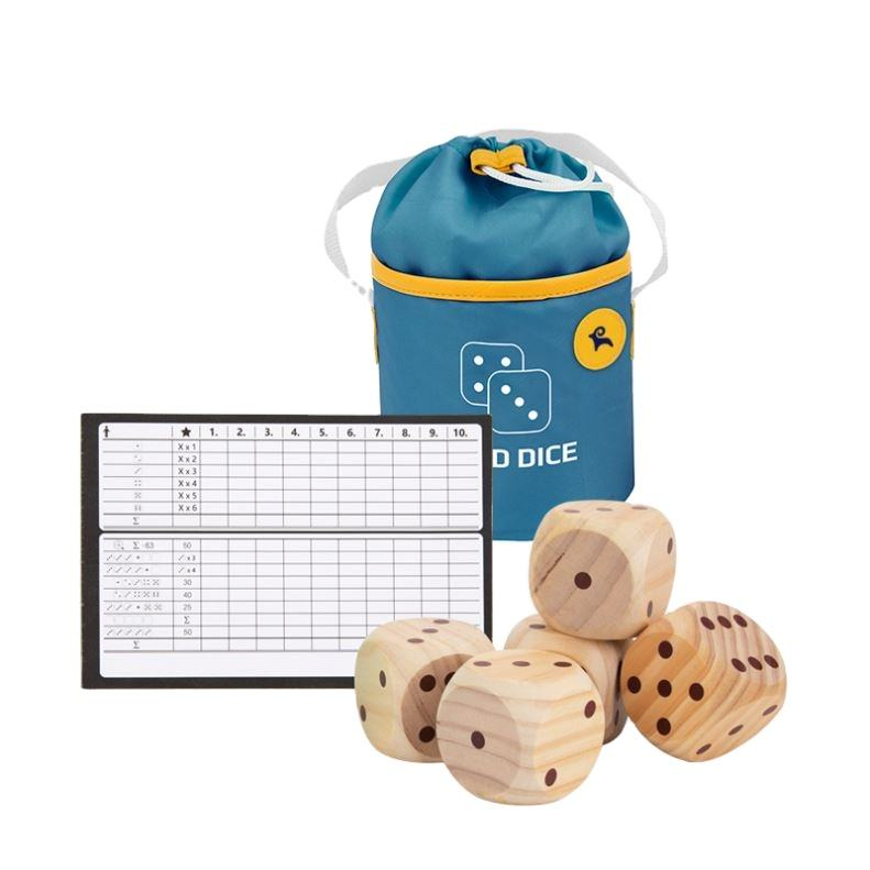 2025 New Kids Wooden Toys Yard Dice Games Toys for Children