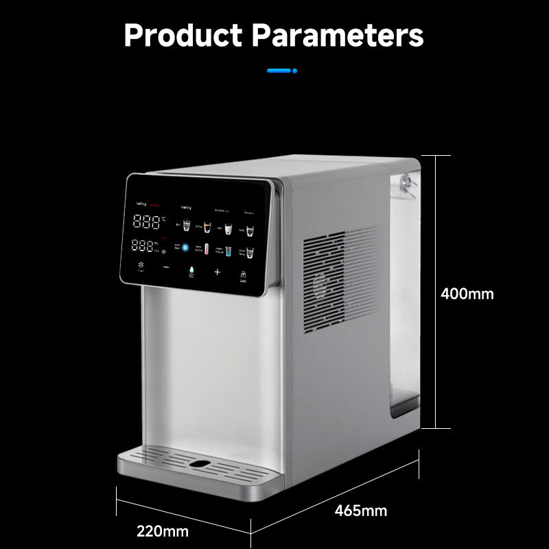 2025 New Electric Plastic Smart Free Installation Countertop Water Purifier RO Hot&Cold Dispenser for Home and Commercial Use