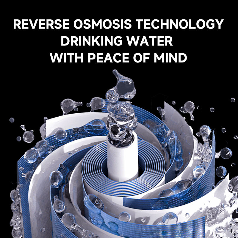 2025 New Electric Plastic Smart Free Installation Countertop Water Purifier RO Hot&Cold Dispenser for Home and Commercial Use