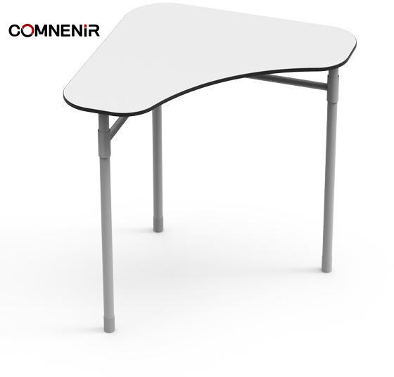 Factory Wholesale Modern Collaborative Triangle School Desks for Home Office Living Room Use Metal + Moulded Board Student Desk