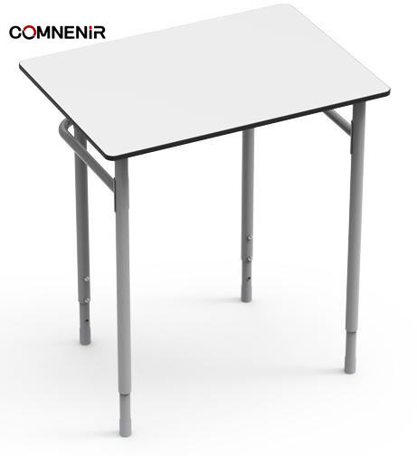 Factory Wholesale Modern Collaborative Triangle School Desks for Home Office Living Room Use Metal + Moulded Board Student Desk