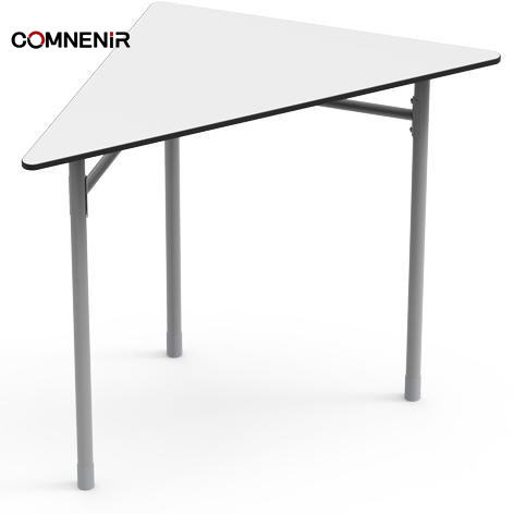 Factory Wholesale Modern Collaborative Triangle School Desks for Home Office Living Room Use Metal + Moulded Board Student Desk