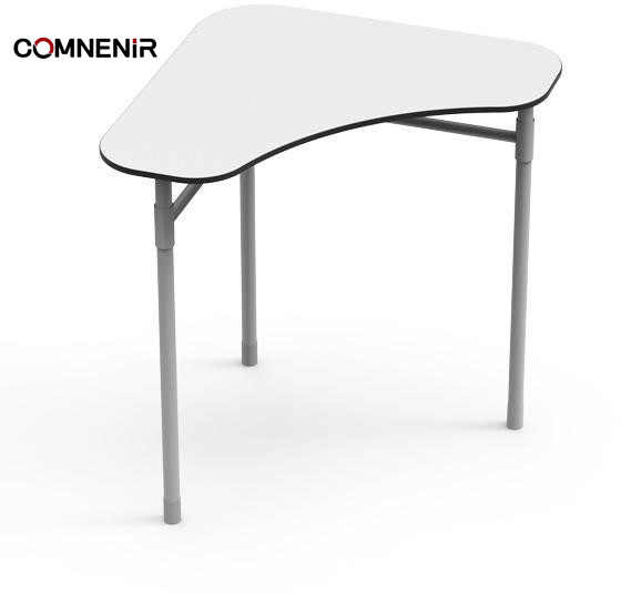 Factory Wholesale Modern Collaborative Triangle School Desks for Home Office Living Room Use Metal + Moulded Board Student Desk