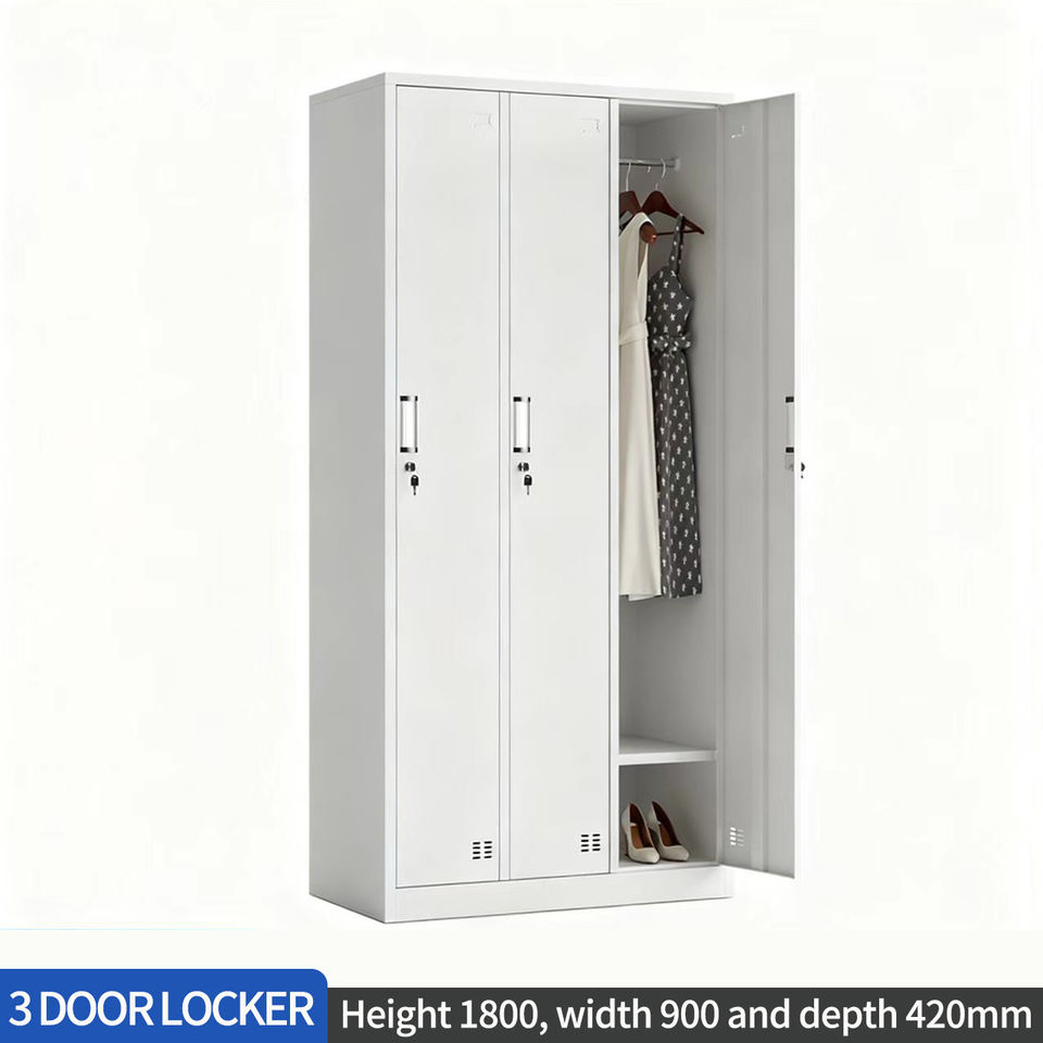 Heavy Duty Steel Storage Wardrobe Cabinet Modern Style Furniture Suitable for Family Bedrooms and Living Rooms Use