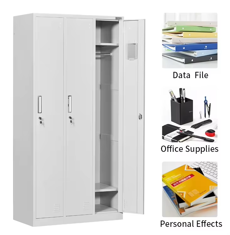 Heavy Duty Steel Storage Wardrobe Cabinet Modern Style Furniture Suitable for Family Bedrooms and Living Rooms Use