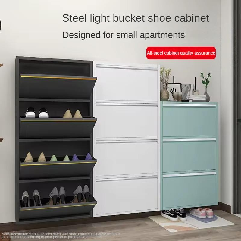 Cheap Price Shoe Cabinets Modern Style Luxury Shoe Rack Organizer Metal Storage Cabinet Office Furniture for Home