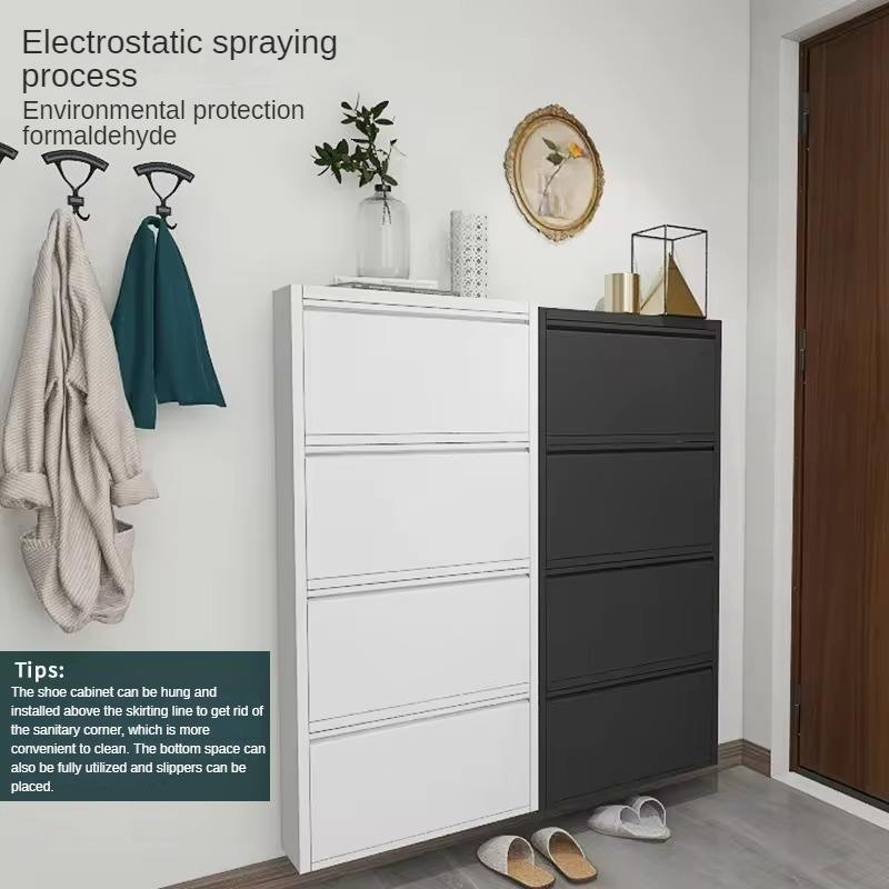 Cheap Price Shoe Cabinets Modern Style Luxury Shoe Rack Organizer Metal Storage Cabinet Office Furniture for Home