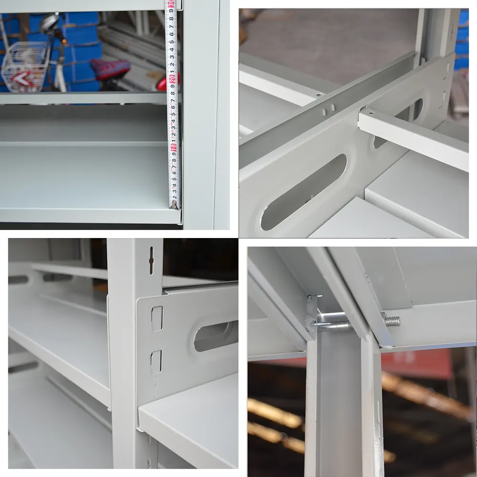 Bookshelves Home Office School Library Furniture Cheap Steel Library Bookshelf