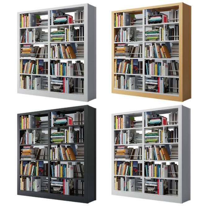 Factory Outlet Library Bookcase Steel Bookshelf Office Furniture