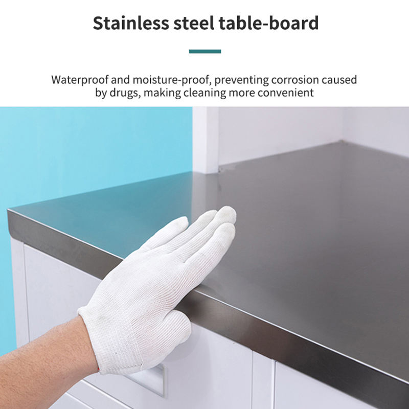 Mid- to High-end 850mm Steel Surface Medicine Cabinet with Glass Door