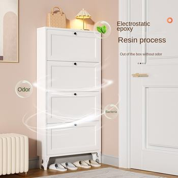 Customizable Modern Shoe Cabinet with 3 Drawers Slim Design for Living Room Apartment or Hotel Furniture