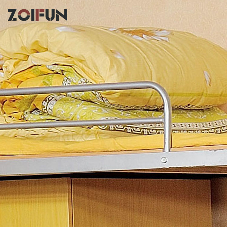 University Dormitory Bunk Bed Mdf Wood Nature Color College Bed Student Apartment Double Bunk Bed