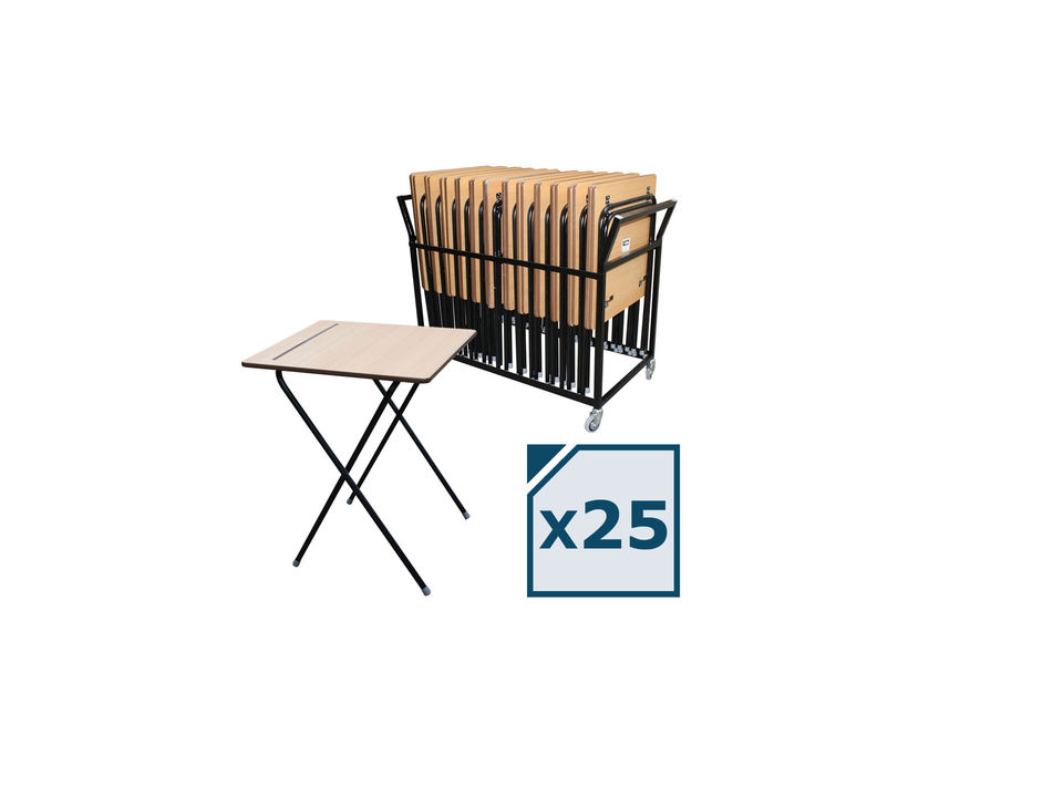 Factory Directly Sale School Furniture Wood Student Exam Desk Folding Study Desk Table