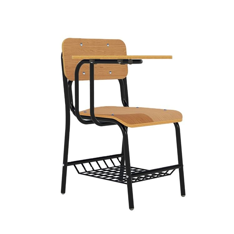 Wholesale Cheap Price Best Quality School Chair With Writing Pad School Furniture