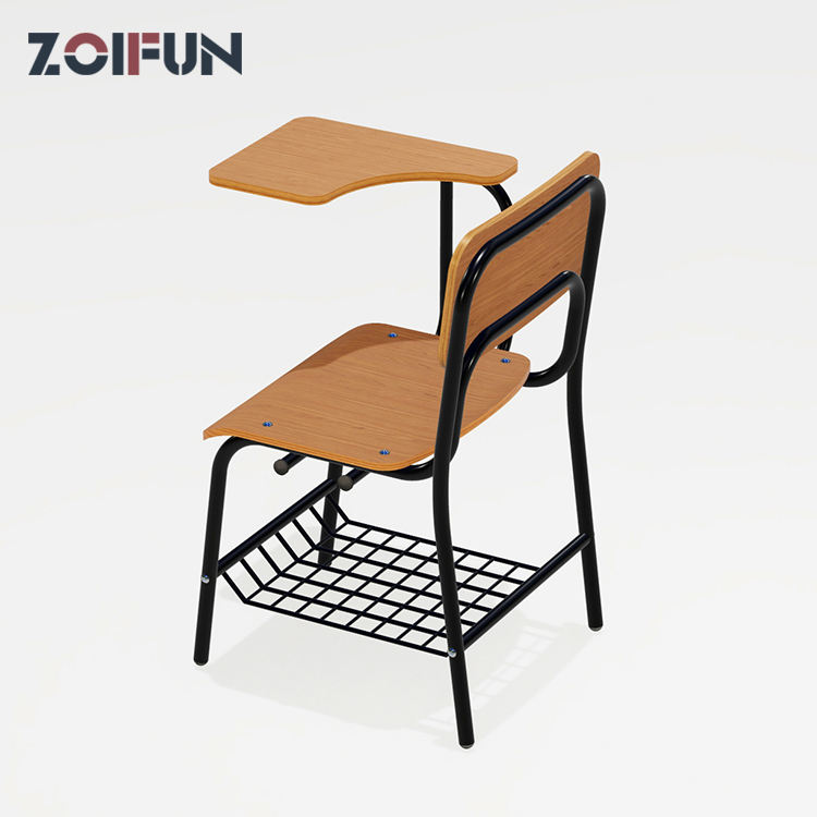 Wholesale Cheap Price Best Quality School Chair With Writing Pad School Furniture
