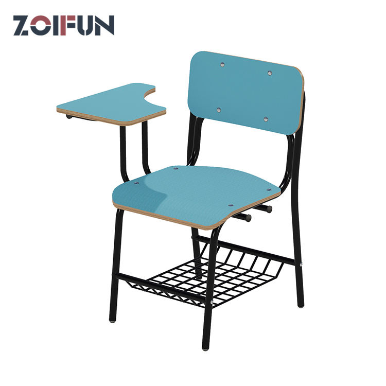 Wholesale Cheap Price Best Quality School Chair With Writing Pad School Furniture