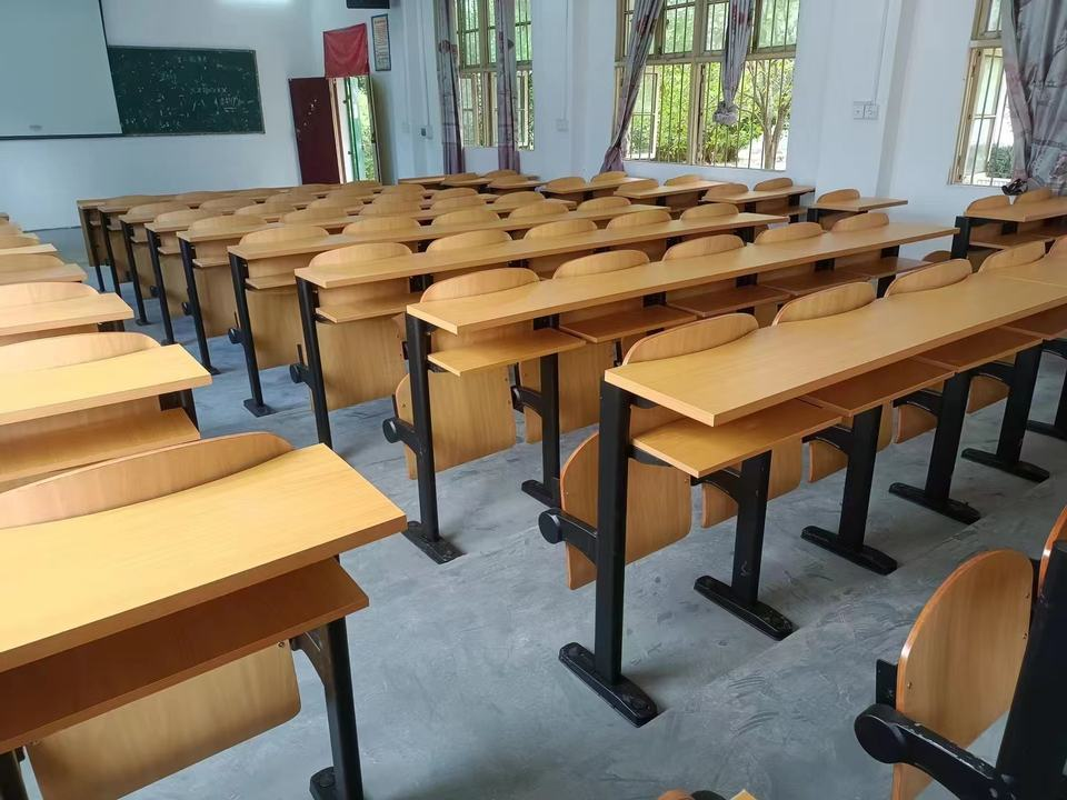 Standard Classroom Desk and Chair University Classroom Furniture College Lecture Hall Classroom Furniture
