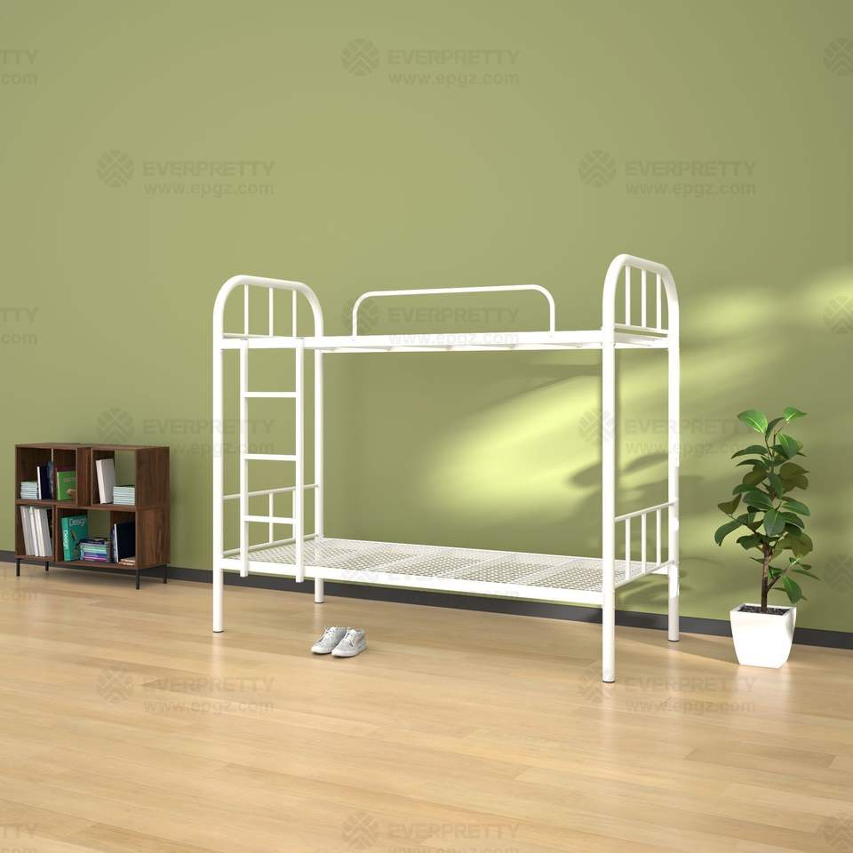 Dorm Room Furniture Metal Frame Double - Decker Bed for Students