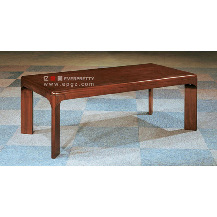 Office Home Table Furniture Solid Wood Coffee Table Wooden Office Home Tea Desk Wooden Table With Glass Desktop for Sale