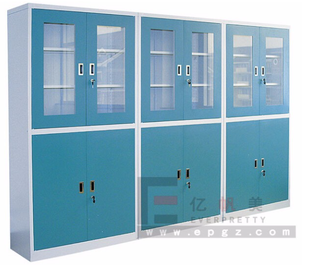 Lab Furniture School Lab Class Room Chemical Laboratory Storage Cabinet With Glass Door