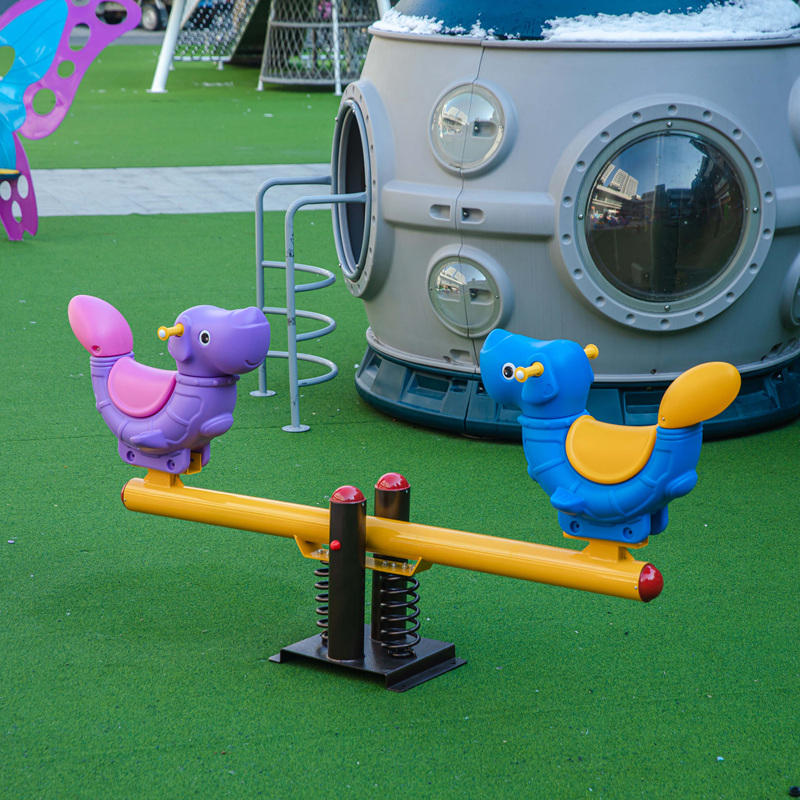 Outdoor Playground Kids Seesaw Toys Amusement Park Toys Plastic Children Seesaw