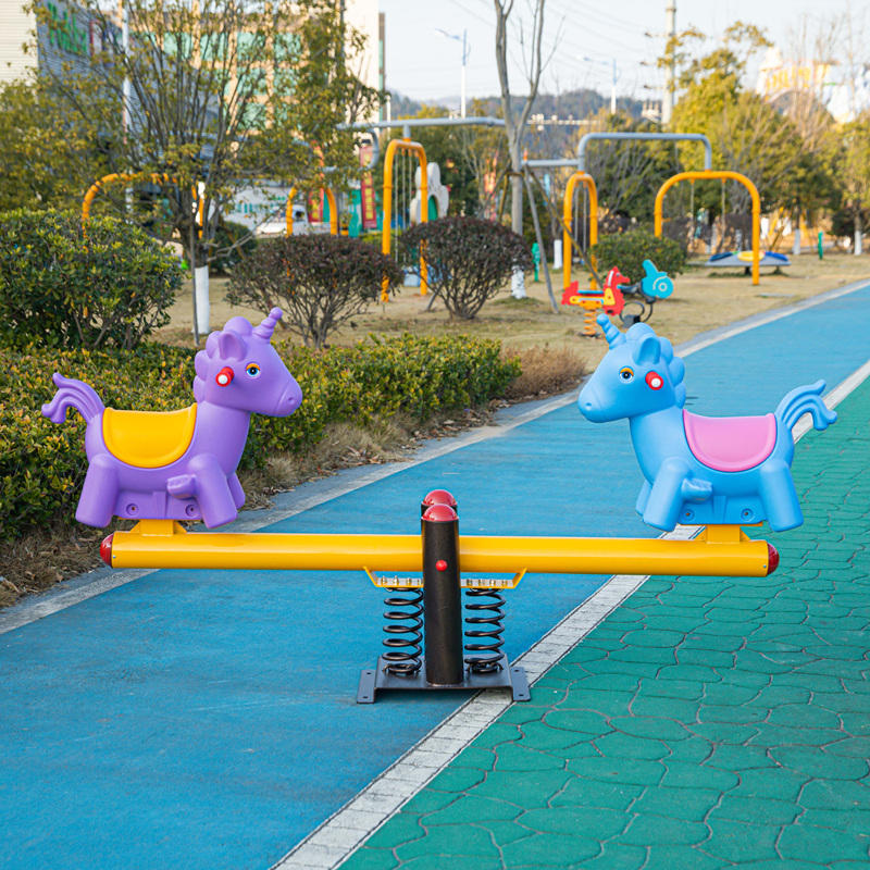 Outdoor Playground Kids Seesaw Toys Amusement Park Toys Plastic Children Seesaw