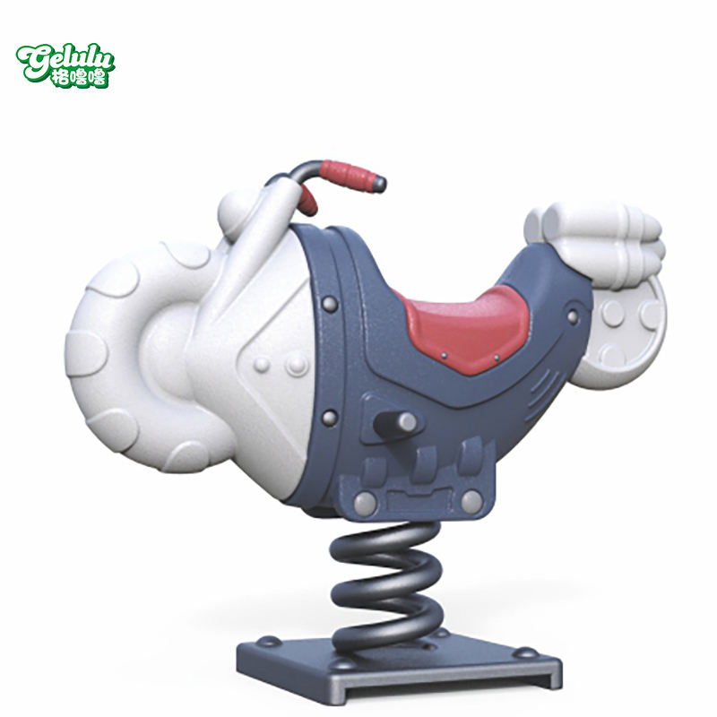 Airplane Shape Rocking Horse Children Steam Train Shape Plastic Riding Horse Toys
