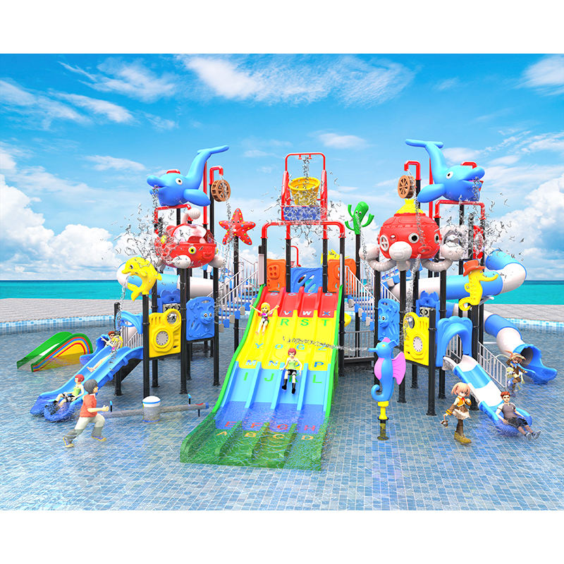 Commercial Water Theme Park Equipment Aqua Play Amusement Adult Swimming Pool Game Children Pool Design Fiberglass Slide