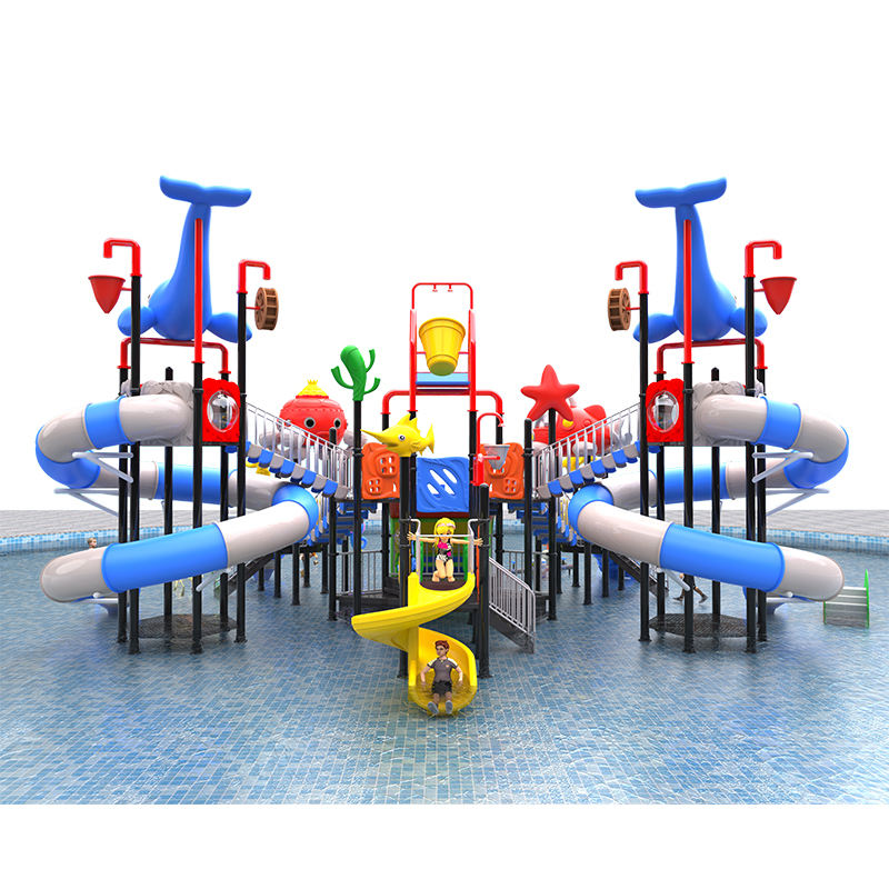 Commercial Water Theme Park Equipment Aqua Play Amusement Adult Swimming Pool Game Children Pool Design Fiberglass Slide