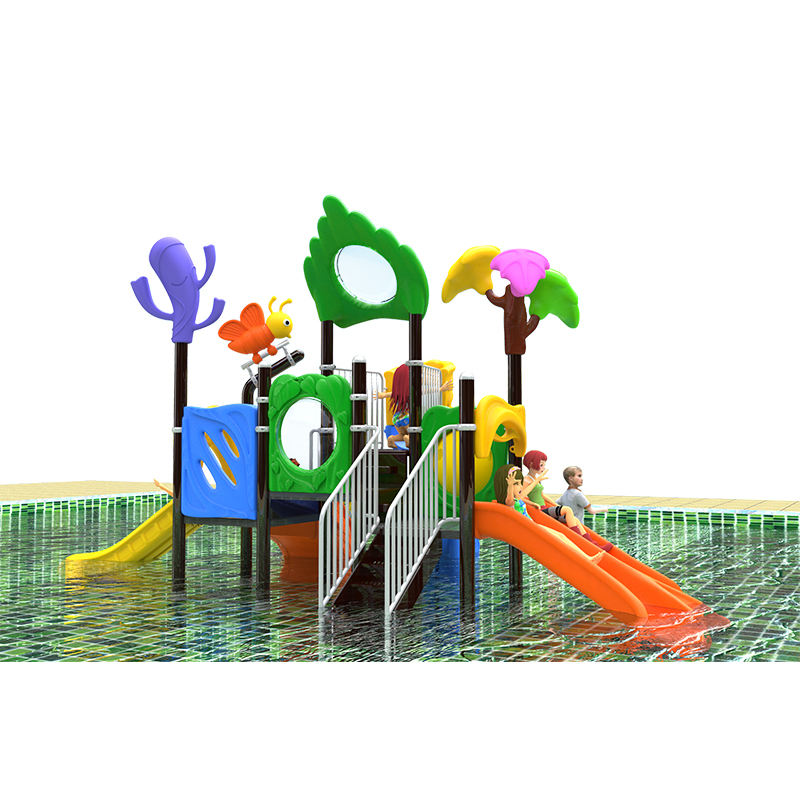 Water Playground Amusement Park SlidePool Commercial Plastic Water Slide for Kid Big Outdoor Playground
