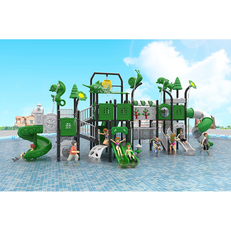Water Park Slides Funny Aqua ParkNew Design Play Equipment Fiberglass Water Slide for Commercial