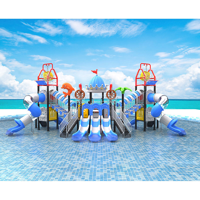 Water Park Slides Funny Aqua ParkNew Design Play Equipment Fiberglass Water Slide for Commercial