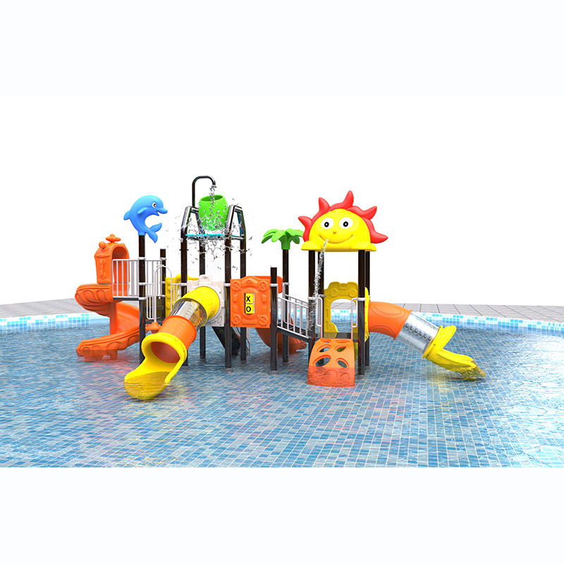 New Hot Sale Kids Water Park Equipment for Water Play Equipment Outdoor Swimming Pool Plastic Slide