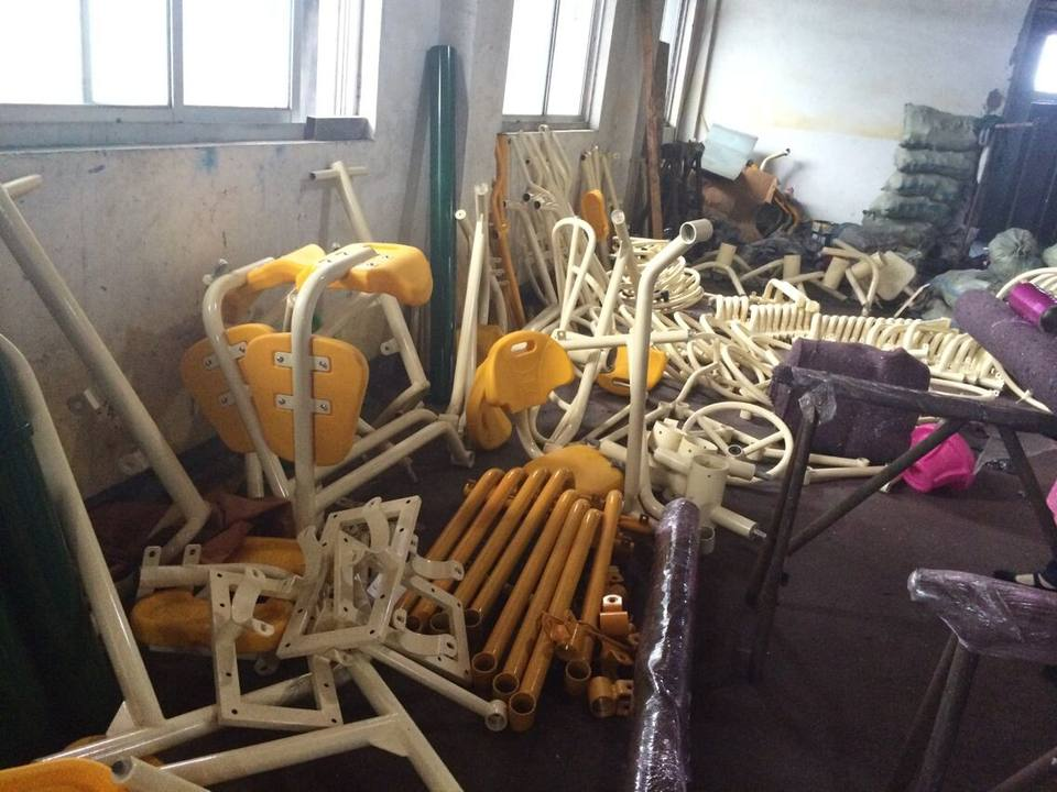 Ladder Fitness Equipment Outdoor Body Building Fitness Sports Park Gym Equipment