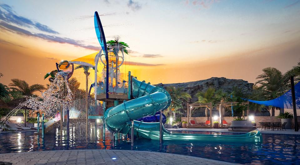 Popular Bright Colorful Design Outdoor Water Slide Multi Color Thrilling Adventure Plastic Fiberglass Water Slide Amusement Park