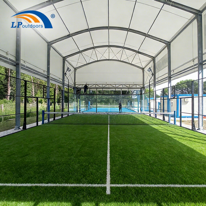 Outdoor Pandel Tennis Sports Field Tent with Aluminum Frame and PVC Cover Durable All Seasons