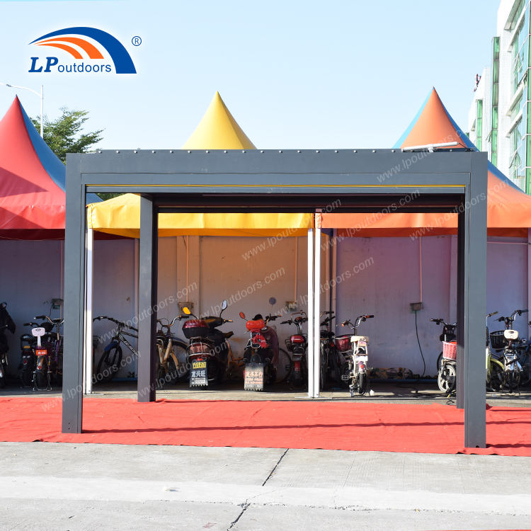 3x4m Luxury Aluminum Structure Garden Louvered Pergola for Outdoor Yard Event