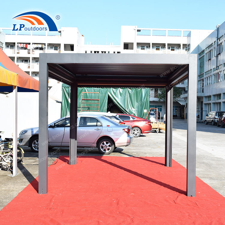 3x4m Luxury Aluminum Structure Garden Louvered Pergola for Outdoor Yard Event