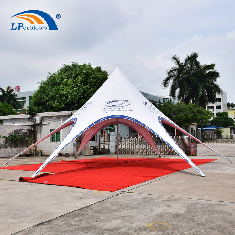 Easy Set up Waterproof Exhibition Tents Spider Star Shape Canopy Tent With Logo for Camping Party Event Outdoor