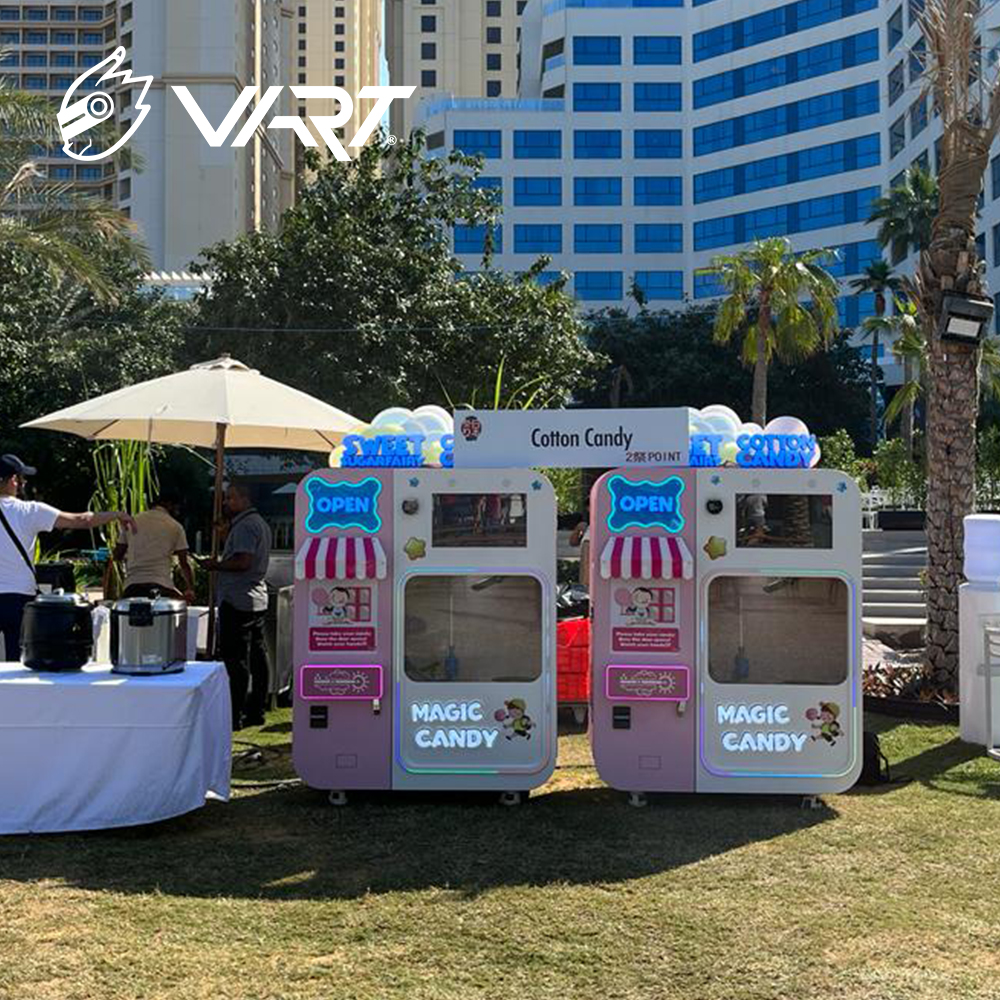 VART Professional Automatic Cotton Candy Floss Vending Machine