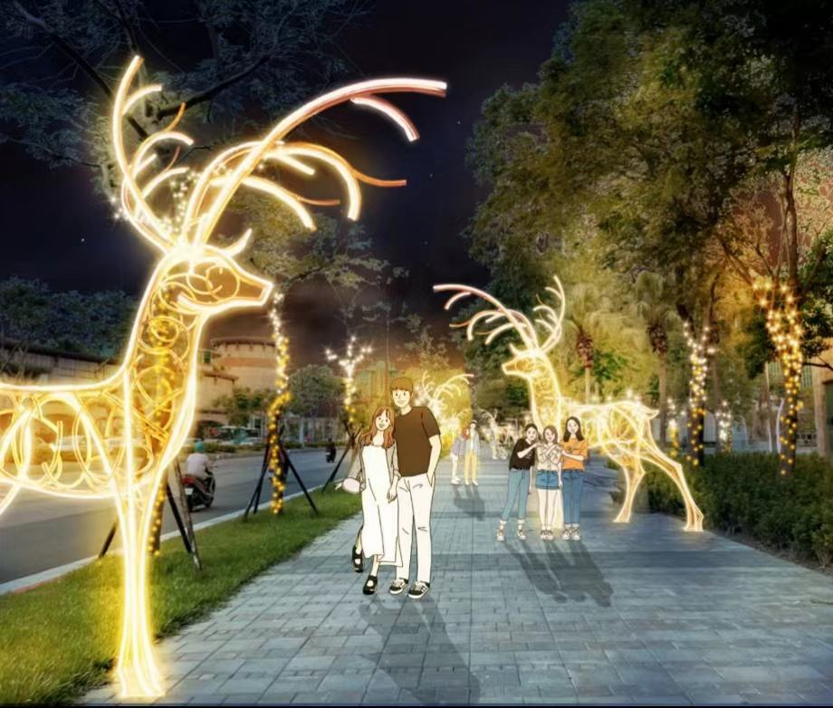 High Quality LED Light Tunnel Motif Arch for Holiday Wedding Decor IP65 Rated for Thanksgiving Christmas & Halloween Landscapes