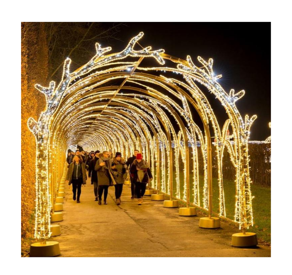 RGB IP65 Outdoor Decorative Arch Light Festive Christmas Halloween & Thanksgiving Motif Landscape Lighting for Outdoor Decor